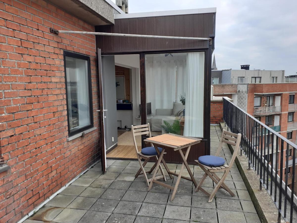 Gezellig Centraal Gelegen Penthouse Oostende Leilighet Eksteriør bilde